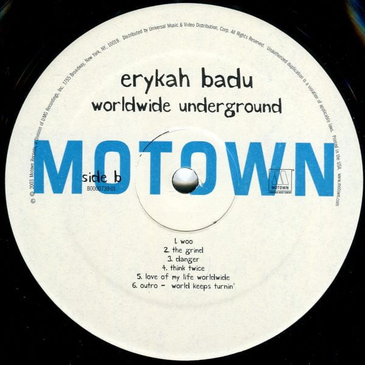 Erykah Badu - Worldwide Underground - Music & Performance - Vinyl
