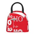 thumbnail image 1 of Easygdp Saying Ho Ho Ho Bolsa de Almuerzo Insulada Grande, Forro de Aluminio, Diseño Espacioso, a Prueba de Fugas, Ideal para Trabajo, Picnics, Viajes y Actividades al Aire Libre, 1 of 6