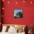 thumbnail image 2 of Stupell Industries Santa Dogs & Duck Black Framed Giclee Art design by Jim Baldwin, 17 x 17, 2 of 8