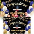thumbnail image 2 of Congratulations Backdrop, Congrats Grad Party Decorations Prom Party Hanging Sign Graduation Ceremony Photography Backdrop for 2026 High School/College 180X110CM, 2 of 8