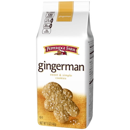 Pepperidge Farm Gingerman Gingerbread Cookies, 5 oz. Bag - Walmart.com