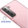 thumbnail image 4 of Case for Samsung Galaxy S21 Phone Case Protective Slim [Defend from Scratch/Slip/Drop/Fingerprint] Matte PC Hard Minimalistic Phone Cover for Samsung Galaxy S21-Pink, 4 of 6
