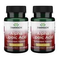 Swanson Alpha Lipoic Acid 50 Milligrams 120 Capsules (2 Pack)