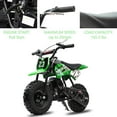 thumbnail image 4 of FRP DB002 Kid Dirt Bike, Mini Kid Dirt Bikes W/ EPA Approved Engine for Kids Over Age 8, Upgrade Tires for Kid Dirt Bike Speed Up 20 Mph Weight Support 165 LB, Green, 4 of 7