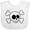 AA-White, variant on Inktastic Fun Skull and Crossbones Boys or Girls Baby Bib