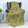 thumbnail image 4 of Hip Hop Soft Flannel Fleece Throw Blanket, Cartoon Hip Hop Boys and Girls in Colorful Underground Fashion Clothes, Cozy Plush for Indoor and Outdoor Use, 50" x 70", Multicolor, by Ambesonne, 4 of 5