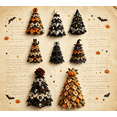 thumbnail image 2 of DIY Halloween Quilted Fabric Tree Kit, 2026 Seasonal Home Decor,Halloween Decorations, 3D Stuffed Patchwork Craft, With Detailed Instructions for New Sewing Enthusiasts, 2 of 8