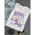 thumbnail image 3 of Dippin’ Dots Ice Cream Delight - Retro Pastel Graphic Women's T-shirt, 3 of 4
