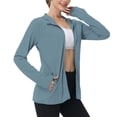 thumbnail image 2 of Neewe Cardigan Athlétique Léger pour Femmes, Protection Solaire, Fermeture Éclair Intégrale, Manches Longues, Coupe Ample, Chandails Décontractés, Randonnée Plein Air, 2 of 7