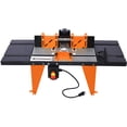 aluminum electric benchtop router table with extension for woodworking ...