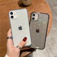 thumbnail image 2 of Funda suave transparente de lujo para iPhone, carcasa transparente con gradiente de corazón de amor láser para iPhone 14, 13, 12, 11 Pro Max, MiNi X, XR, XS, 7, 8 Plus, SE, 2020 Fivean unisex, 2 of 2