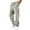 Light Gray#230720GG, variant on Hearthz Corduroy Wide Leg Pant for Men Workout Running Cargo Trousers Elastic Waist Drawstring Jogger Pants Men with Pockets Light Gray XXXL