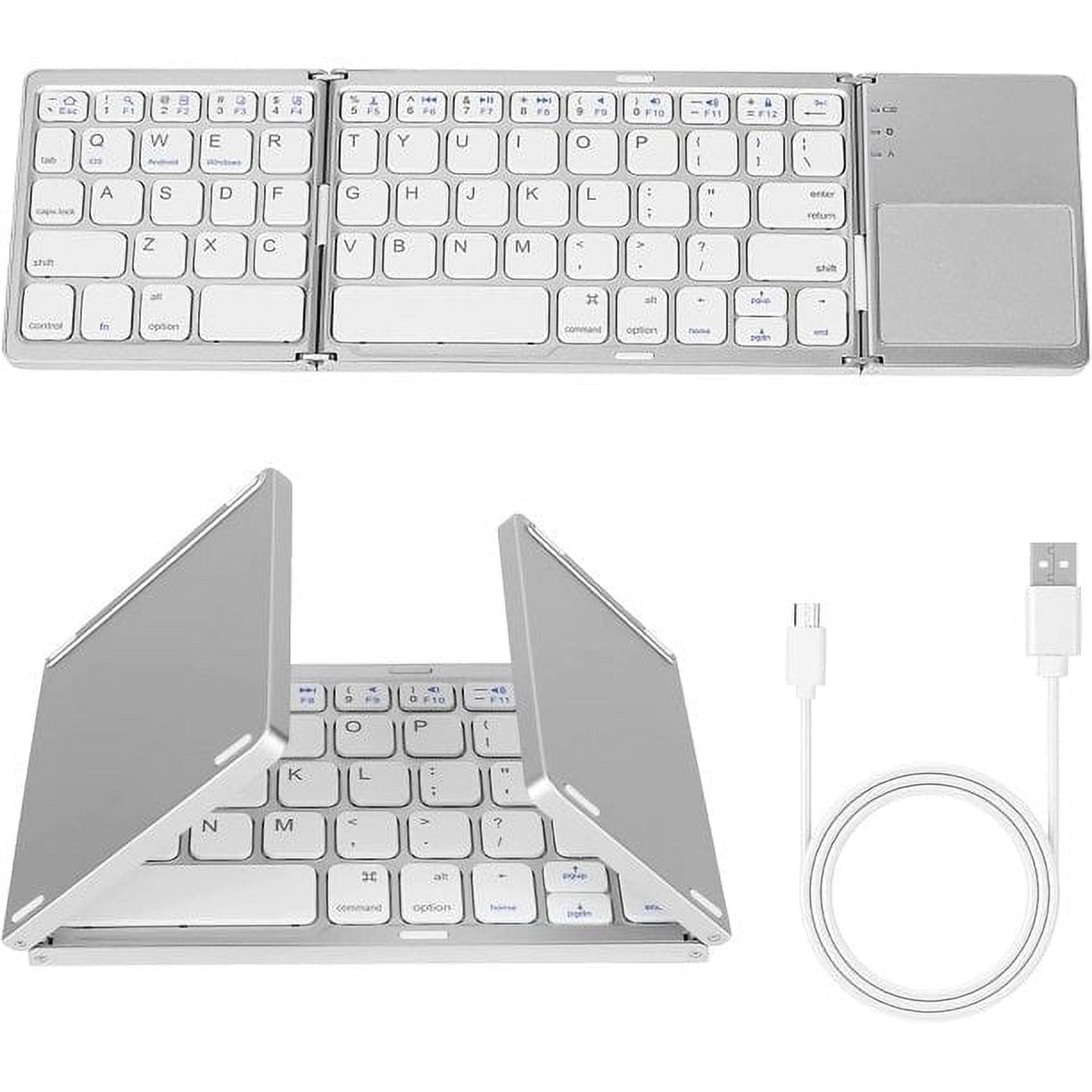 Apple Magic Keyboard, Wireless, Rechargeable, US English, Silver