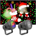 thumbnail image 3 of Pekkaxy Christmas LED Projector Lights, Indoor Outdoor Festive Light Show with 16 Patterns for Home and Garden Decorations, 3 of 8
