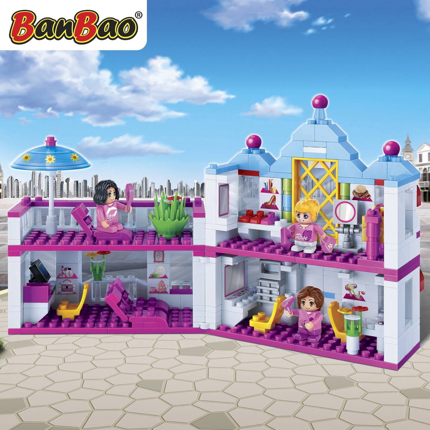 BanBao Beauty Salon 382-Piece Building Set