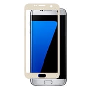 GSA Tempered Glass Screen Protector w/Gold Border For Samsung Galaxy S7