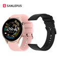 thumbnail image 1 of SANLEPUS 2023 nuevo reloj inteligente mujeres hombres impermeable Smartwatch Bluetooth llamadas oxígeno en sangre Monitor de ritmo cardíaco pulsera de Fitness Tan Jianjun unisex, 1 of 2