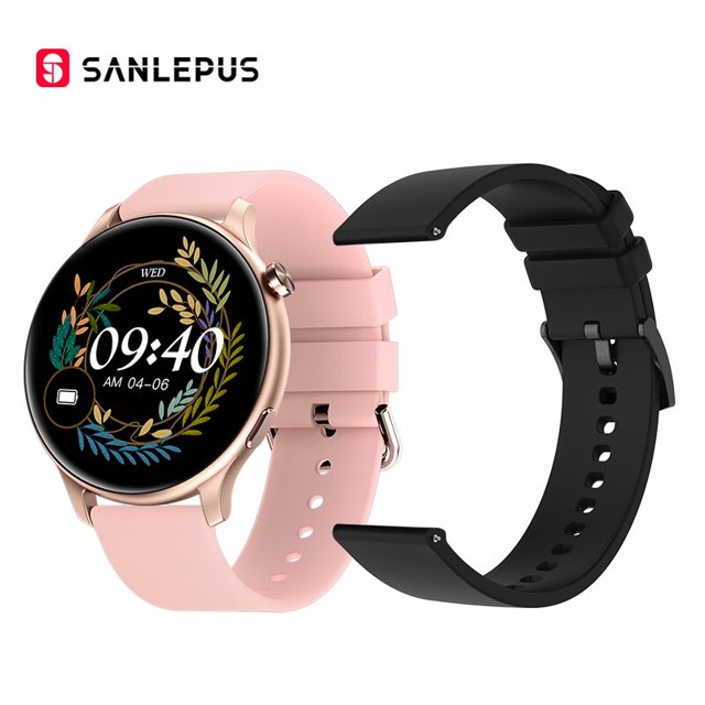 SANLEPUS 2023 nuevo reloj inteligente mujeres hombres impermeable Smartwatch Bluetooth llamadas oxígeno en sangre Monitor de ritmo cardíaco pulsera de Fitness Tan Jianjun unisex