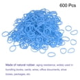 thumbnail image 3 of Uxcell Rubber Band Blue Stretchable Rubber Elastic Band 0.55inch Dia with S-Clips for Home Office, Pack of 600, 3 of 5