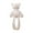 White B, variant on Baby Stuffed Animal Plush Rabbit Toy, Soft Pillow Buddy Attachment Doll, Snuggle Comfort Plush Toy for Infants, 14.96 Inch, 38 cmx19 cm, White C