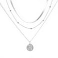 thumbnail image 1 of Collar para mujer, joyería para mujer, joyería para mujer, collar multicapa Sunshine S, collar multicapa simple L, collar con colgante Otus, paño de cocina, 1 of 3
