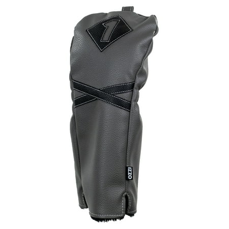 Izzo Golf Driver Club Headcover, Gray/Black