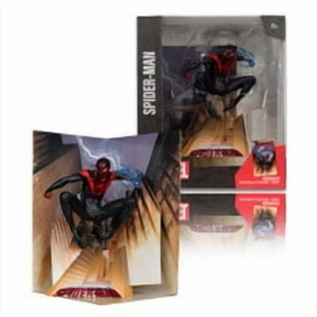 Spider-Man (Miles Morales: Spider-Man #1) 1:10th Scale Collectible Figure w/Scene - McFarlane Toys