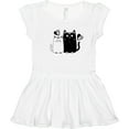 thumbnail image 3 of Inktastic Valentines Day Cat Couple Girls Toddler Dress, 3 of 5