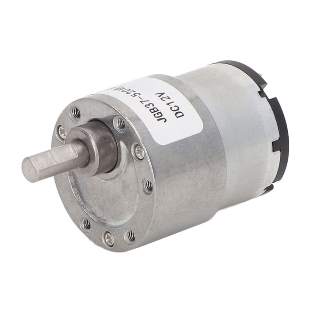 Motor De Reducción De Velocidad, DC12V 0.8W Potencia De Carga Buena Conductividad Motor De Engranaje Helicoidal De Turbina De Bajo Ruido Para Robot Inteligente