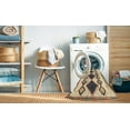thumbnail image 2 of Ahgly Company Machine Washable Indoor Rectangle Traditional Sienna Brown Area Rugs, 2' x 4', 2 of 7