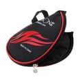 thumbnail image 4 of S SERENABLE Zipper Table Tennis Racket Paddle Carry Bag Case & Hand Loop - Lightweight & Black Red, 4 of 7