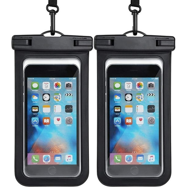 Rungopro 2 Pack Universal Ipx8 Waterproof Cell Phone Pouch Underwater Phone Case Dry Bag