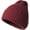 Dark Red, variant on Unisex Knit Beanie Hats Winter Warm Stretchy Slouchy Skull Beanie Caps for Women Men (Black)