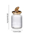 thumbnail image 3 of BAOPAI Easter Candy Jar Storage Container with Festive Bunny Design for Kitchen and Holiday Use Durable Glass Gift Idea, 3 of 6