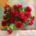 thumbnail image 1 of Amdohai Bricolage 5D Bouquet de Fleurs Rouges Broderie en Strass Perçage Complet Images de Gemmes Art Mural Artisanat et Décoration Intérieure, 1 of 7