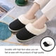 thumbnail image 2 of Minnieouse 1 par de zapatillas de invierno frío para hombre y mujer, zapatillas cálidas para mantener el calor, bonitos zapatos cálidos, calzado para el Accesorios de calzado Negro 42 a 43 Minnieouse AP012822-04, 2 of 6