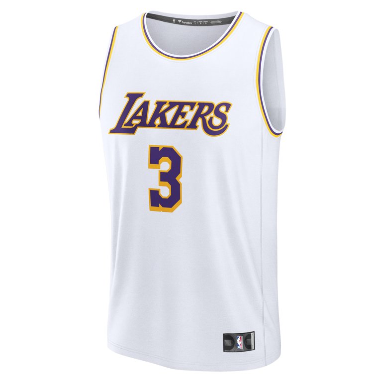 Men's Fanatics Anthony Davis White Los Angeles Lakers Fast Break