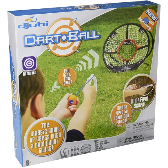 Djubi Dart Ball Jeux en Famille en Plein Air, Plus Cool Twist pour le Plaisir de la Famille, pour les Âges de 8 Ans et Plus