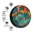 thumbnail image 2 of Kdxio Whimsical Forest Scene for Tire Cover Wheel Protectors Tyre Covers Weatherproof Wheel Covers Universal Fit for Trailer Rv SUV Truck Camper Travel Trailers 16 inch, 2 of 5