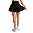 thumbnail image 5 of VNKIDY Girls Kids Solid Color High Waist Flared Athletic Skirt With Built In Shorts For Toddlers Summer Daily Wear Casual Outings Playful Outdoor Activities Stylish Skirt, 5 of 5
