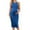 Royal Blue, variant on Ekouaer Women's Maternity Bodycon Dress Casual Sleeveless Pregnancy Dress for Daily Wearing or Baby Shower