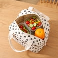 thumbnail image 5 of Eolstice Insulated Lunch Bag, Portable Bento Tote with Ice Pack, Bring Food to Work Camping, Reusable Meal Bag, For Men Women, 5 of 6