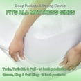 thumbnail image 5 of Sacred Thread Waterproof Mattress Protector - 100% Cotton - Breathable, Noiseless, Deep Pockets, 5 of 10