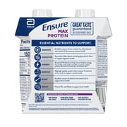 Ensure Max Protein Shake, 30g Protein, Milk Chocolate, 11 fl oz, 4 Pack
