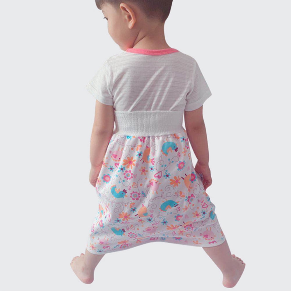 LNKOO Waterproof Training Pants for Boys and Girls (4-8T), Cotton Potty Training Pants, Washable Baby Diaper Pants, Night Pants for Kids Bed Wetting, Substitute for Bed Pads and Underwear