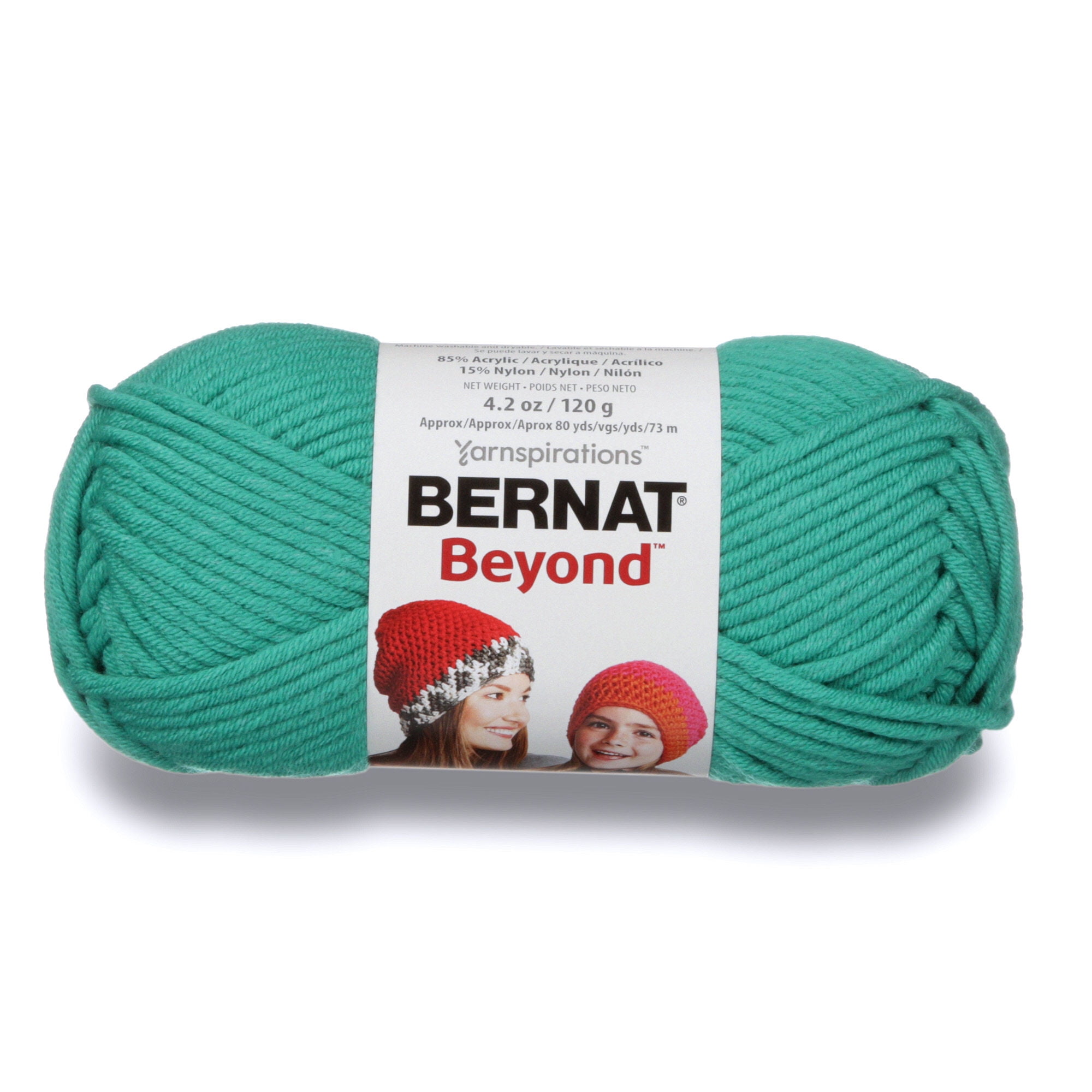Bernat Acrylic Beyond Yarn (120 g/4.2 oz), Emerald Green