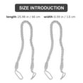 thumbnail image 3 of 2pcs Durable Sturdy Simple Curtain Strap Curtain Tie Rope Curtain Buckle for Home, 3 of 6
