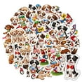 thumbnail image 5 of 35pcs-70pcs Adorable Puppies Stickers Animal Cartoon Stickers Fun Decals for Luggage Suitcase Laptop, 5 of 9