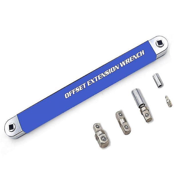 Amdohai Ratchet Extension Wrench, Multi Function High-carbon Steel Extender Adaptor 1/4" 3/8" 1/2" Hand Torque Gear Socket Nut Tools Set