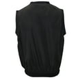 thumbnail image 2 of Weather Perfect Men's V-Neck Pullover Golf Wind Vest, Small Black -, 2 of 2